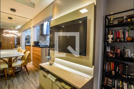 Sala de apartamento à venda com 2 quartos, 63m² em Parque Capuava, Santo André