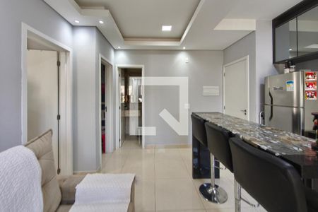 Sala de apartamento para alugar com 2 quartos, 41m² em Jardim Ipaussurama, Campinas