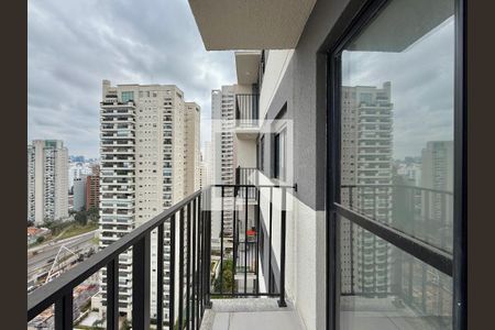 Sacada de apartamento à venda com 1 quarto, 27m² em Campo Belo, São Paulo