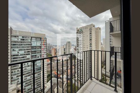 Sacada de apartamento à venda com 1 quarto, 27m² em Campo Belo, São Paulo