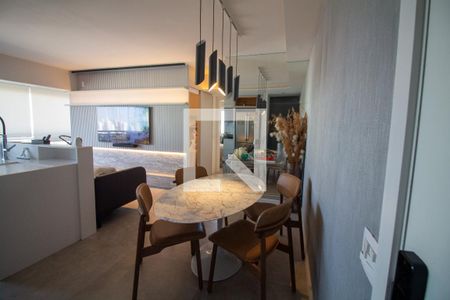 Sala de Jantar de apartamento à venda com 2 quartos, 70m² em Santo Amaro, São Paulo