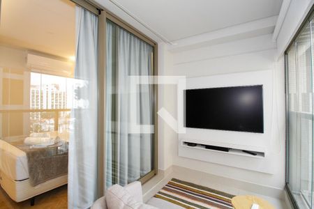Varanda de kitnet/studio à venda com 1 quarto, 28m² em Jardim Paulista, São Paulo