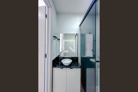 Banheiro Social de kitnet/studio à venda com 1 quarto, 17m² em Mooca, São Paulo