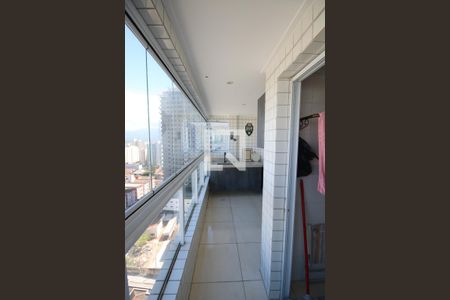 Varanda da Sala de apartamento para alugar com 2 quartos, 73m² em Aviação, Praia Grande