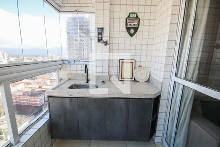Varanda da Sala de apartamento para alugar com 2 quartos, 73m² em Aviação, Praia Grande