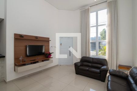 Sala de casa de condomínio para alugar com 3 quartos, 147m² em Jardim de Mônaco, Hortolândia