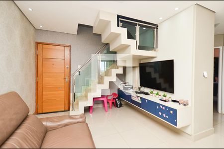 Sala 1 de apartamento à venda com 3 quartos, 140m² em Fernão Dias, Belo Horizonte