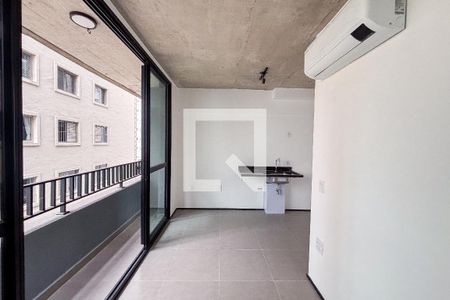Sala/Cozinha de apartamento à venda com 1 quarto, 29m² em Cerqueira César, São Paulo