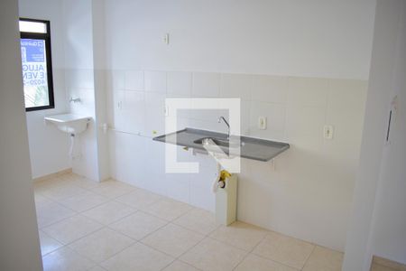 Sala/Cozinha de apartamento para alugar com 2 quartos, 43m² em Recanto das Palmeiras, Ribeirão Preto