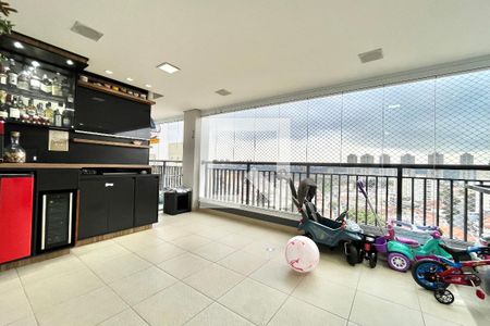 Varanda de apartamento à venda com 3 quartos, 107m² em Vila Guarani (zona Sul), São Paulo