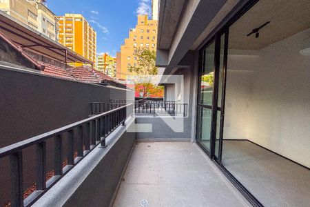 Varanda de apartamento à venda com 1 quarto, 159m² em Cerqueira César, São Paulo