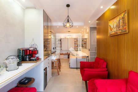 Sala de apartamento à venda com 3 quartos, 78m² em Jardim Independência (são Paulo), São Paulo