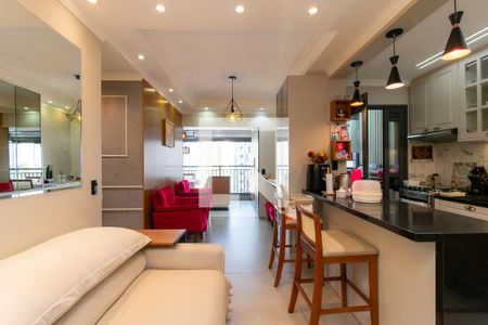 Sala de apartamento à venda com 3 quartos, 78m² em Jardim Independência (são Paulo), São Paulo