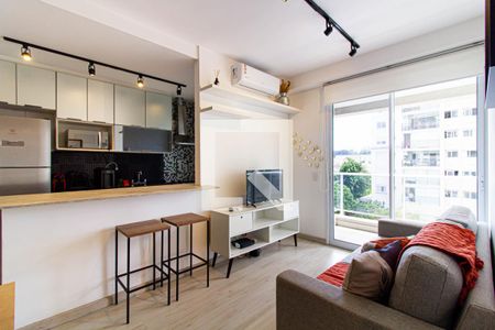 Sala de apartamento para alugar com 2 quartos, 55m² em Lapa, São Paulo