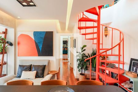 Sala de apartamento à venda com 2 quartos, 111m² em Chácara Santo Antônio (zona Sul), São Paulo