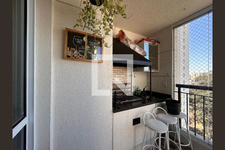 Varanda da Sala de apartamento para alugar com 3 quartos, 81m² em Vila Amélia, São Paulo