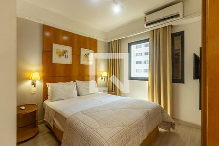 Suíte 1 de apartamento à venda com 1 quarto, 31m² em Indianópolis, São Paulo