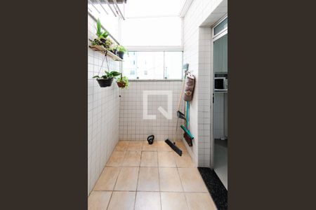 Área de serviço de apartamento à venda com 3 quartos, 154m² em Monsenhor Messias, Belo Horizonte