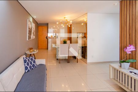 Sala de apartamento à venda com 3 quartos, 154m² em Monsenhor Messias, Belo Horizonte