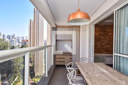 Varanda de apartamento à venda com 1 quarto, 40m² em Panamby, São Paulo