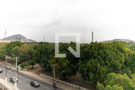 Vista da Varanda de apartamento à venda com 1 quarto, 43m² em Centro, Niterói