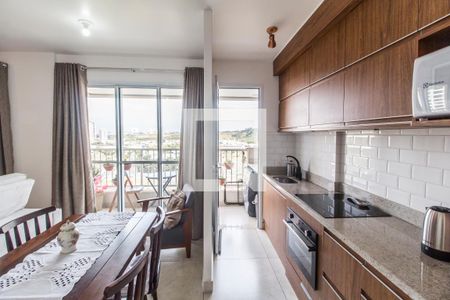 Cozinha de apartamento à venda com 1 quarto, 52m² em Vila Nilva, Barueri