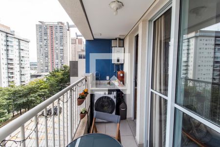 Varanda da Sala de apartamento à venda com 1 quarto, 52m² em Vila Nilva, Barueri