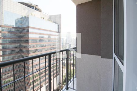 Varanda de kitnet/studio para alugar com 1 quarto, 24m² em Vila Olímpia, São Paulo