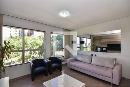 Sala de apartamento para alugar com 2 quartos, 70m² em Panamby, São Paulo