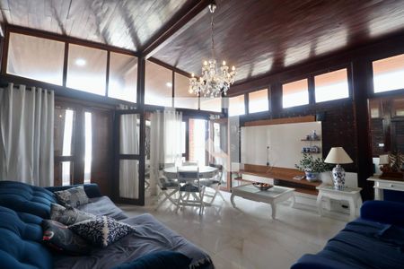 Sala de casa para alugar com 4 quartos, 800m² em Loteamento Joao Batista Juliao, Guarujá