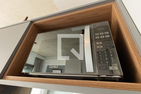 Cozinha de kitnet/studio para alugar com 1 quarto, 21m² em Vila Clementino, São Paulo