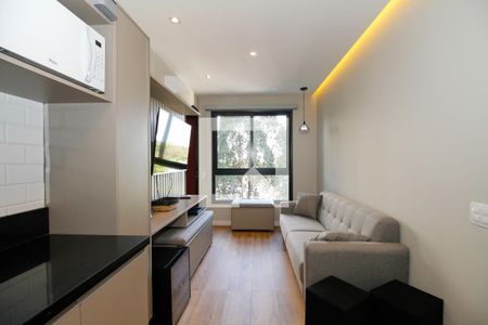 Sala de apartamento para alugar com 1 quarto, 48m² em Pinheiros, São Paulo
