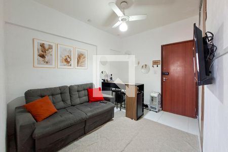 Sala de apartamento para alugar com 1 quarto, 33m² em Guilhermina, Praia Grande