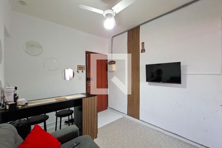 Sala de apartamento para alugar com 1 quarto, 33m² em Guilhermina, Praia Grande