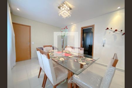 Sala de Jantar de apartamento à venda com 4 quartos, 223m² em Ana Lúcia, Belo Horizonte