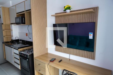 Sala/Cozinha de apartamento para alugar com 1 quarto, 27m² em Vila Butantã, São Paulo