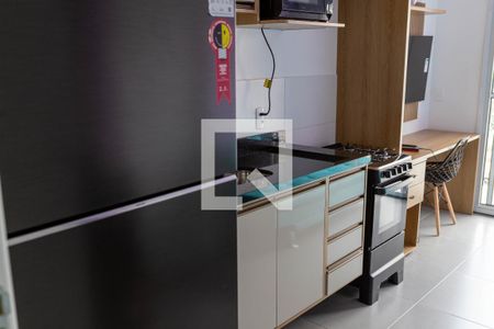 Sala e Cozinha de apartamento para alugar com 1 quarto, 27m² em Vila Butantã, São Paulo