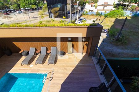 Vista Sala de kitnet/studio à venda com 1 quarto, 34m² em Jardim das Acacias, São Paulo