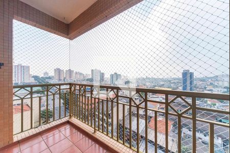 Varanda da Sala de apartamento para alugar com 3 quartos, 100m² em Jardim Bela Vista, Santo André
