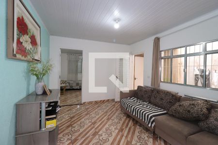 Casa 1 - Sala de casa à venda com 2 quartos, 100m² em Jardim Jamaica, Santo André