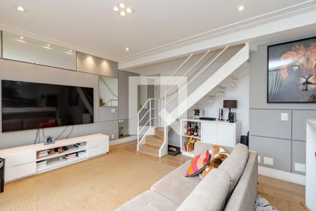 Sala de apartamento à venda com 2 quartos, 85m² em Campo Belo, São Paulo