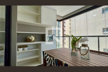 Varanda de kitnet/studio à venda com 1 quarto, 37m² em Jardim Paulista, São Paulo