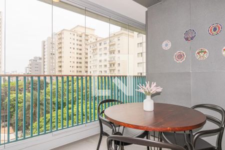 Varanda de apartamento à venda com 2 quartos, 103m² em Moema, São Paulo