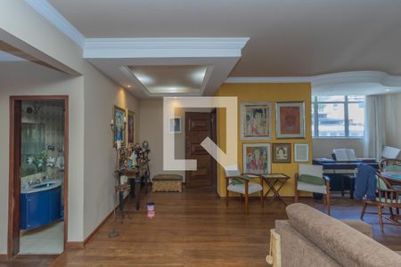 Sala de apartamento à venda com 4 quartos, 192m² em São Lucas, Belo Horizonte