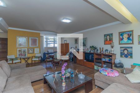 Sala de apartamento à venda com 4 quartos, 192m² em São Lucas, Belo Horizonte