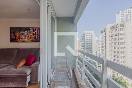Varanda 1 de apartamento à venda com 2 quartos, 92m² em Jardim Paulista, São Paulo