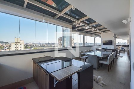 Varanda gourmet de apartamento à venda com 3 quartos, 215m² em Vila Angelina, São Bernardo do Campo