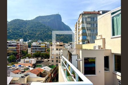 Cobertura com vista para o Cristo Redentor de apartamento para alugar com 2 quartos, 180m² em Jardim Botânico, Rio de Janeiro