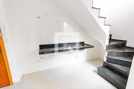 Sala e Cozinha de apartamento à venda com 2 quartos, 50m² em Parque Oratório, Santo André