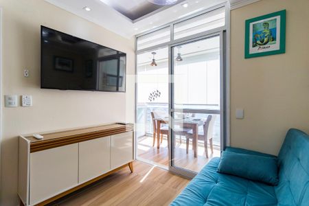 Sala de apartamento para alugar com 1 quarto, 35m² em Real Parque, São Paulo